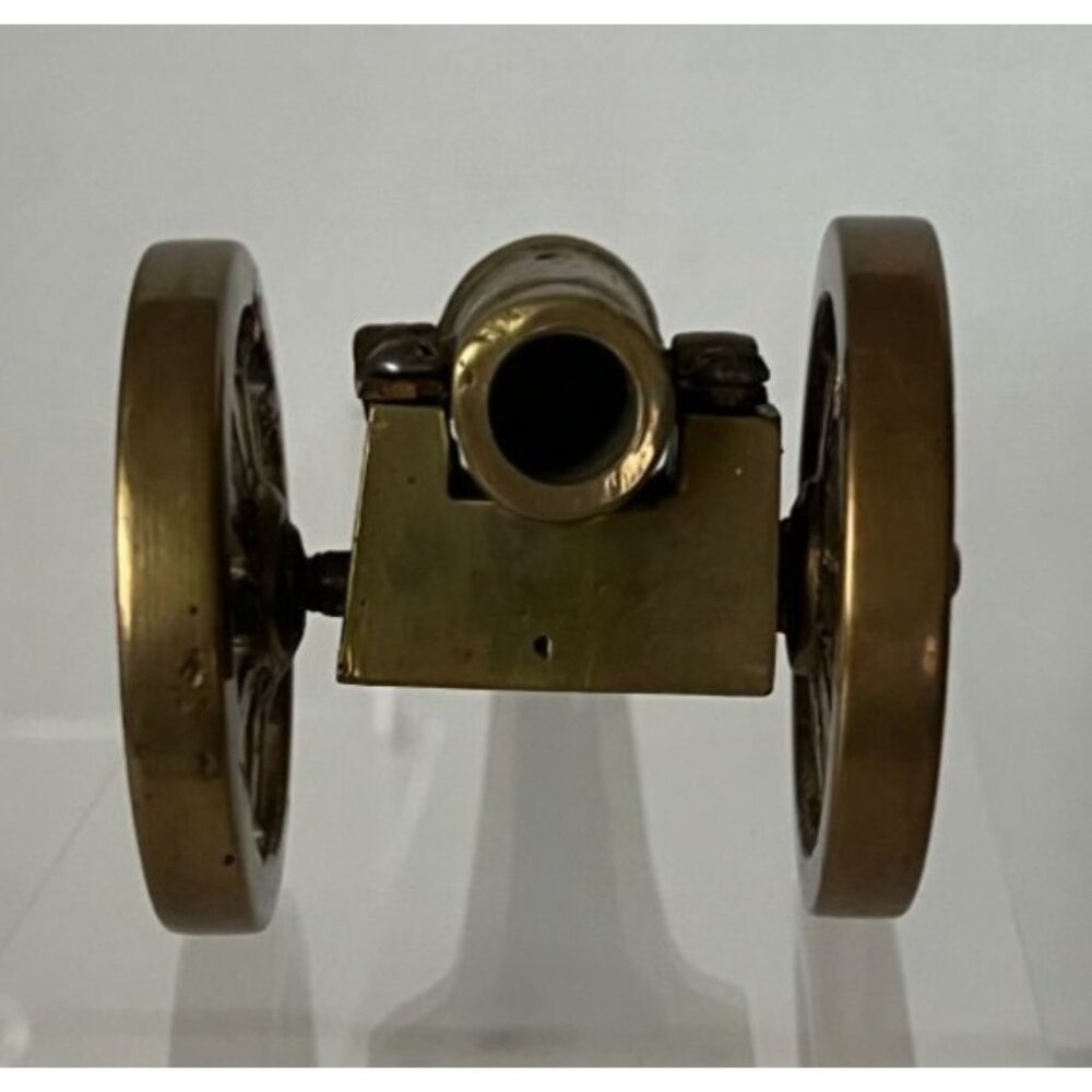 Vintage Miniature Brass Cannon Civil War Paperweight - Picture 3 of 11